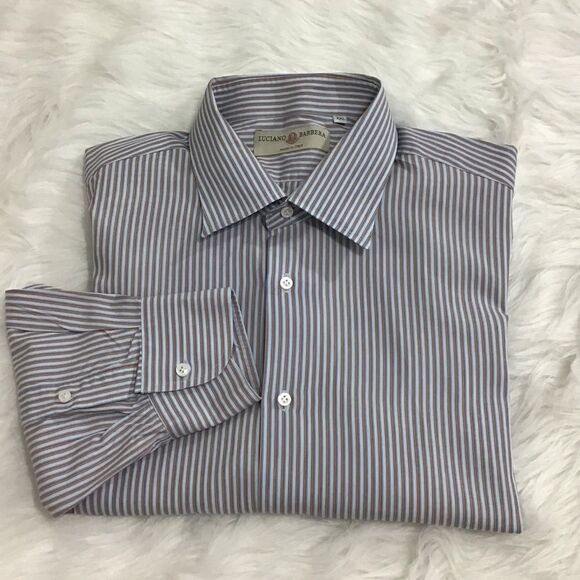 Luciano Barbera Long Sleeve Button Down Shirt /XL - Picture 1 of 7